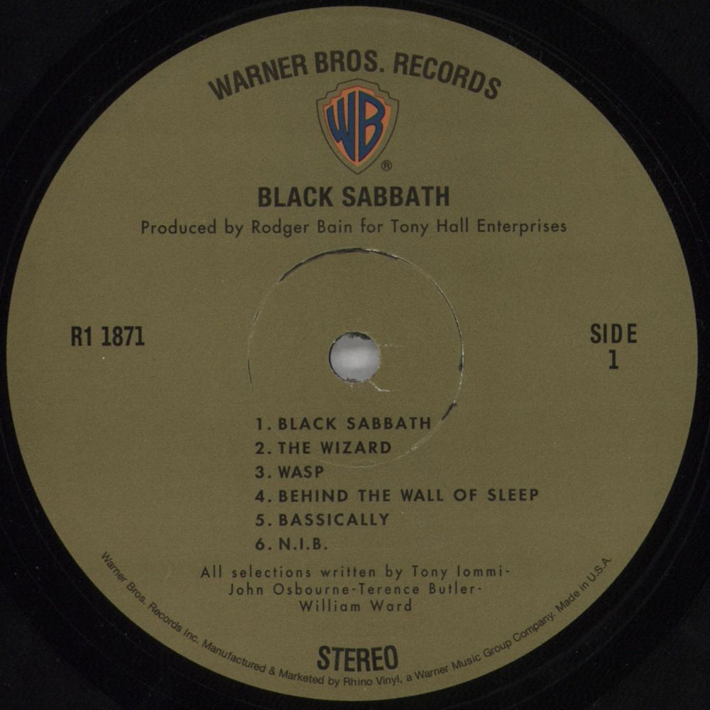 Black Sabbath Black Sabbath - 180gm - EX US vinyl LP album (LP record) BLKLPBL826003