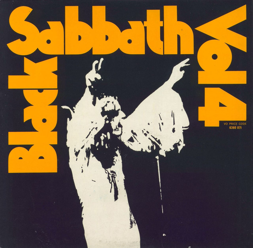 Black Sabbath Vol. 4 - 1½ UK vinyl LP album (LP record)