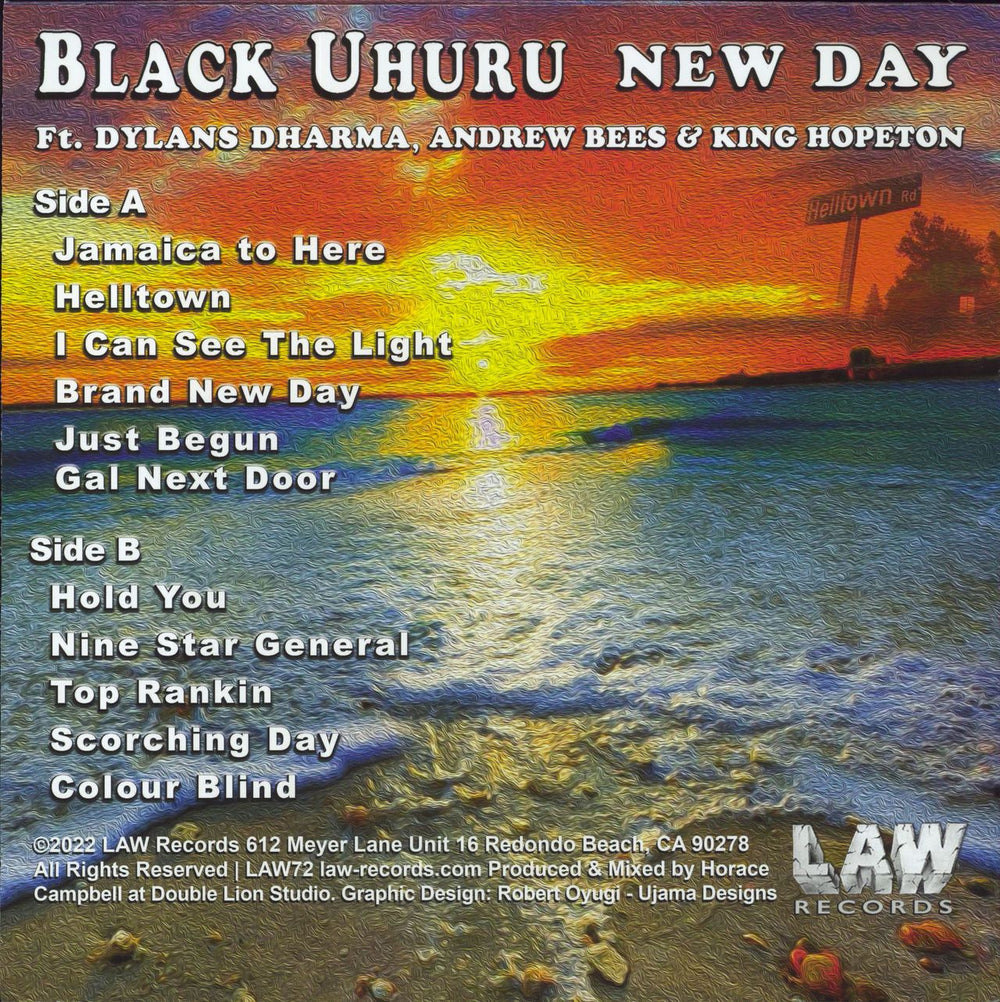 Black Uhuru New Day - Red Vinyl US vinyl LP album (LP record)