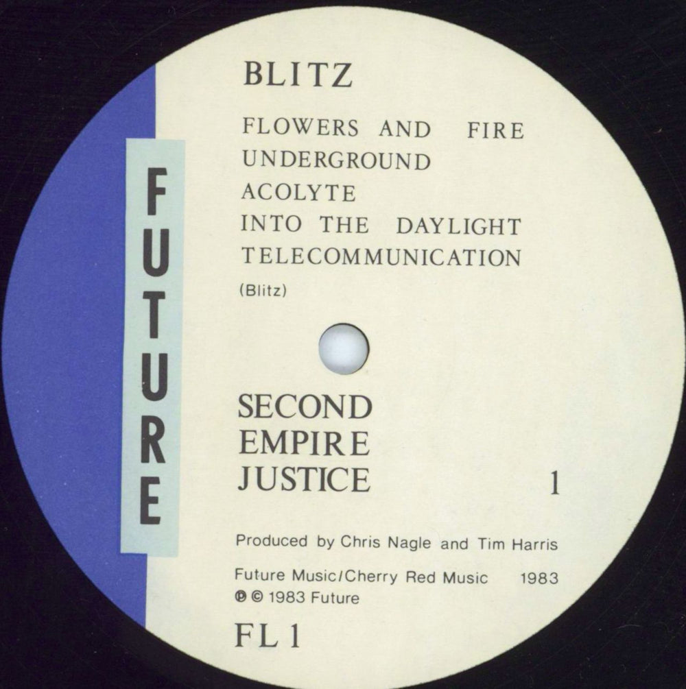 Blitz Second Empire Justice UK vinyl LP album (LP record) BLILPSE644540