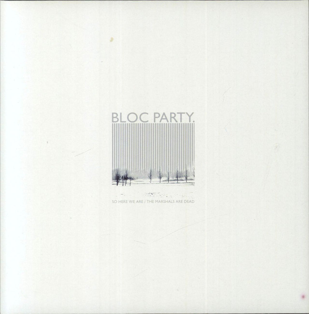 Bloc Party So Here We Are - Grey Vinyl UK 7" vinyl single (7 inch record / 45) WEBB076S