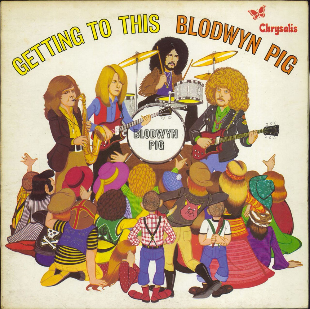 Blodwyn Pig Getting To This - 1st - VG UK vinyl LP album (LP record) ILPS9122