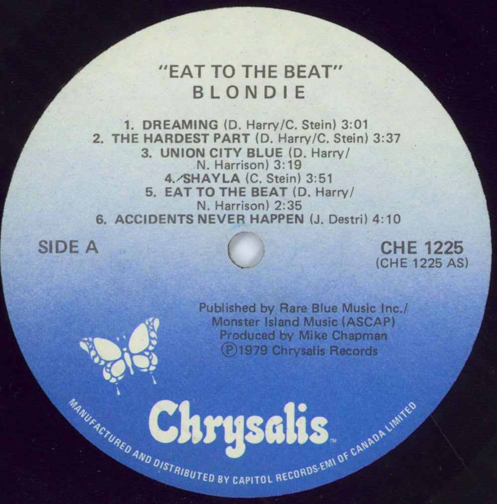 Blondie Eat To The Beat - EX Canadian vinyl LP album (LP record) BLOLPEA797210