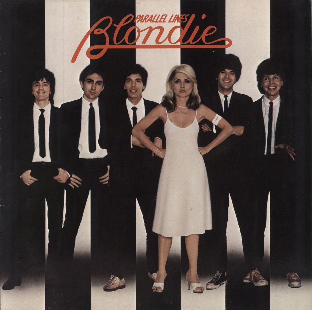 Blondie Parallel Lines - White & black Labels UK Promo vinyl LP album (LP record) CDL1192