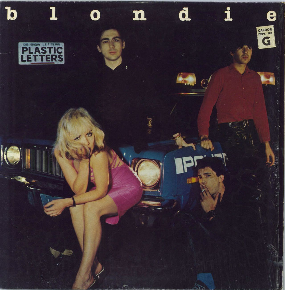 Blondie Plastic Letters - shrink US vinyl LP album (LP record) CHR1166