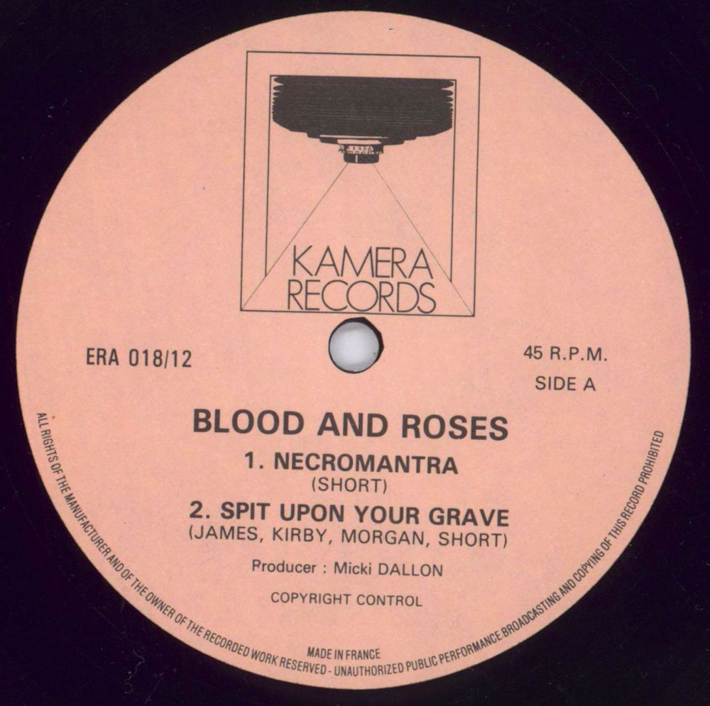 Blood And Roses Love Under Will EP - Open Shrink UK 12" vinyl single (12 inch record / Maxi-single) B+R12LO829345