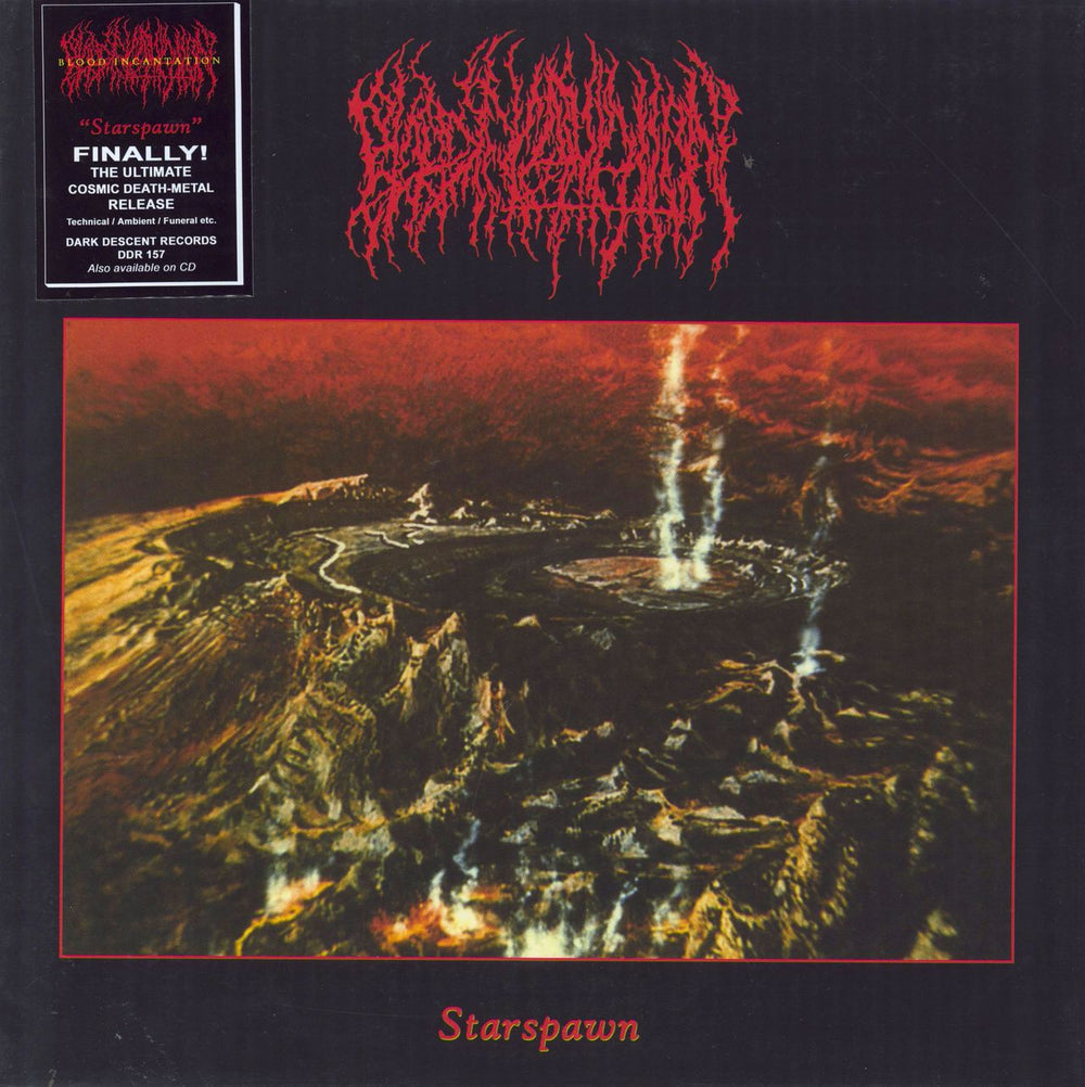 Blood Incantation Starspawn - Red/Black Galaxy US vinyl LP album (LP record) DDR157LP