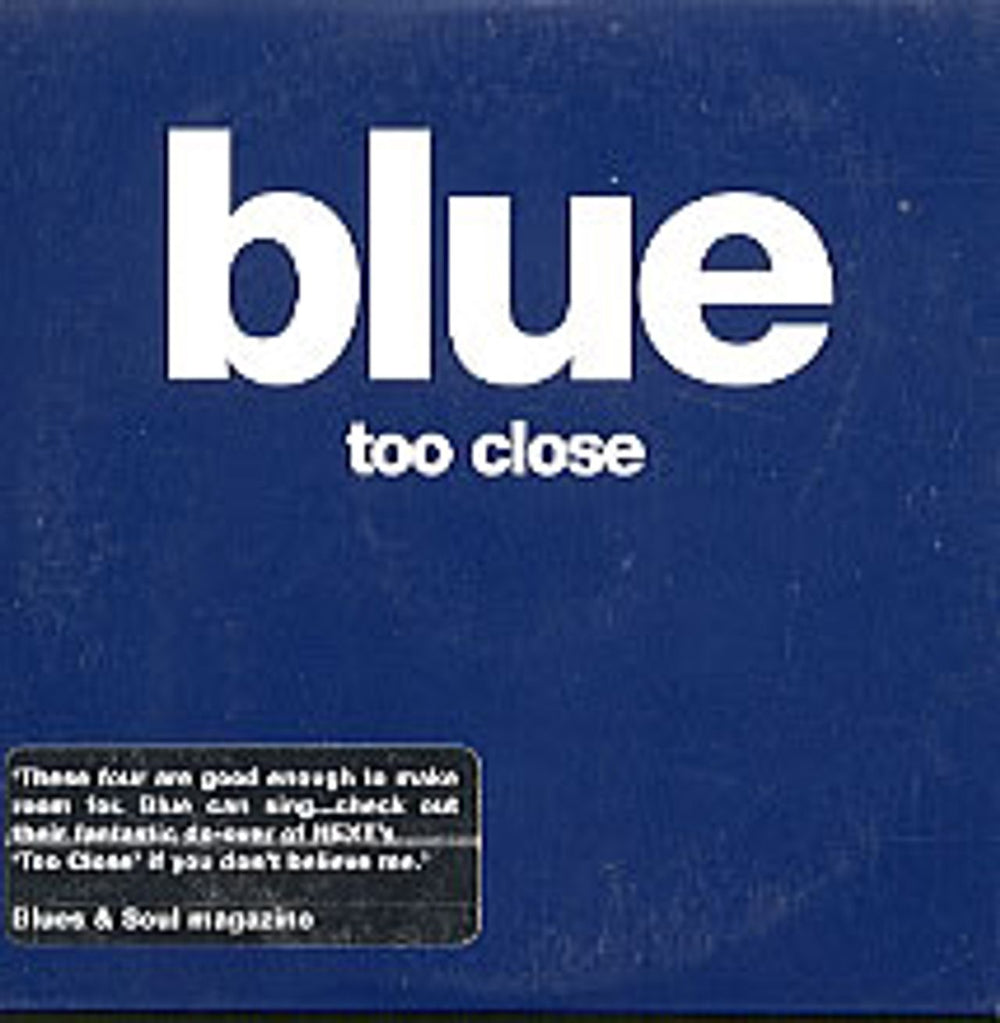 Blue (00s) Too Close UK Promo CD single (CD5 / 5") SINCDJ30