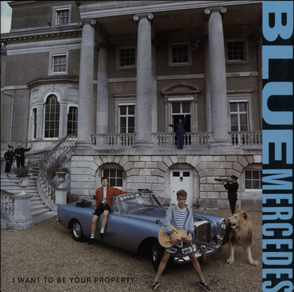 Blue Mercedes I Want To Be Your Property Australian 7" vinyl single (7 inch record / 45) 7.14496