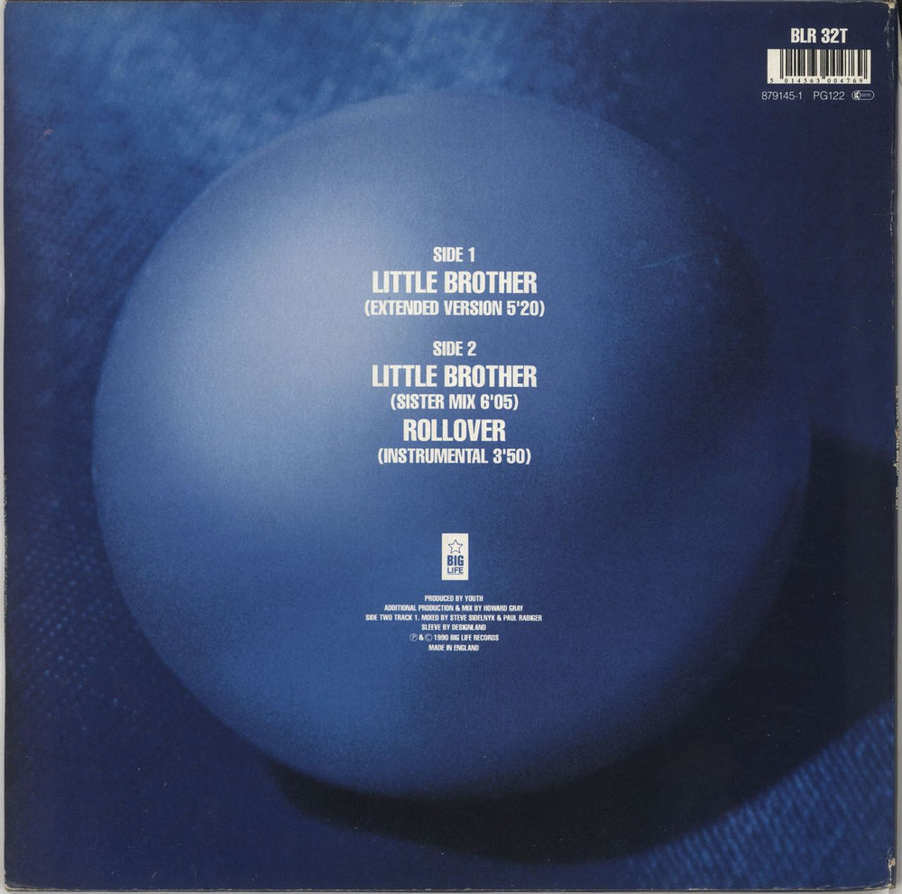 Blue Pearl Little Brother UK 12" vinyl single (12 inch record / Maxi-single) 5014563004769