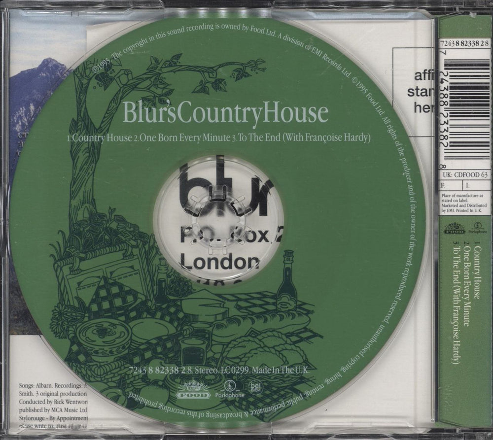 Blur Country House - CD1 UK CD single (CD5 / 5") BLRC5CO51392