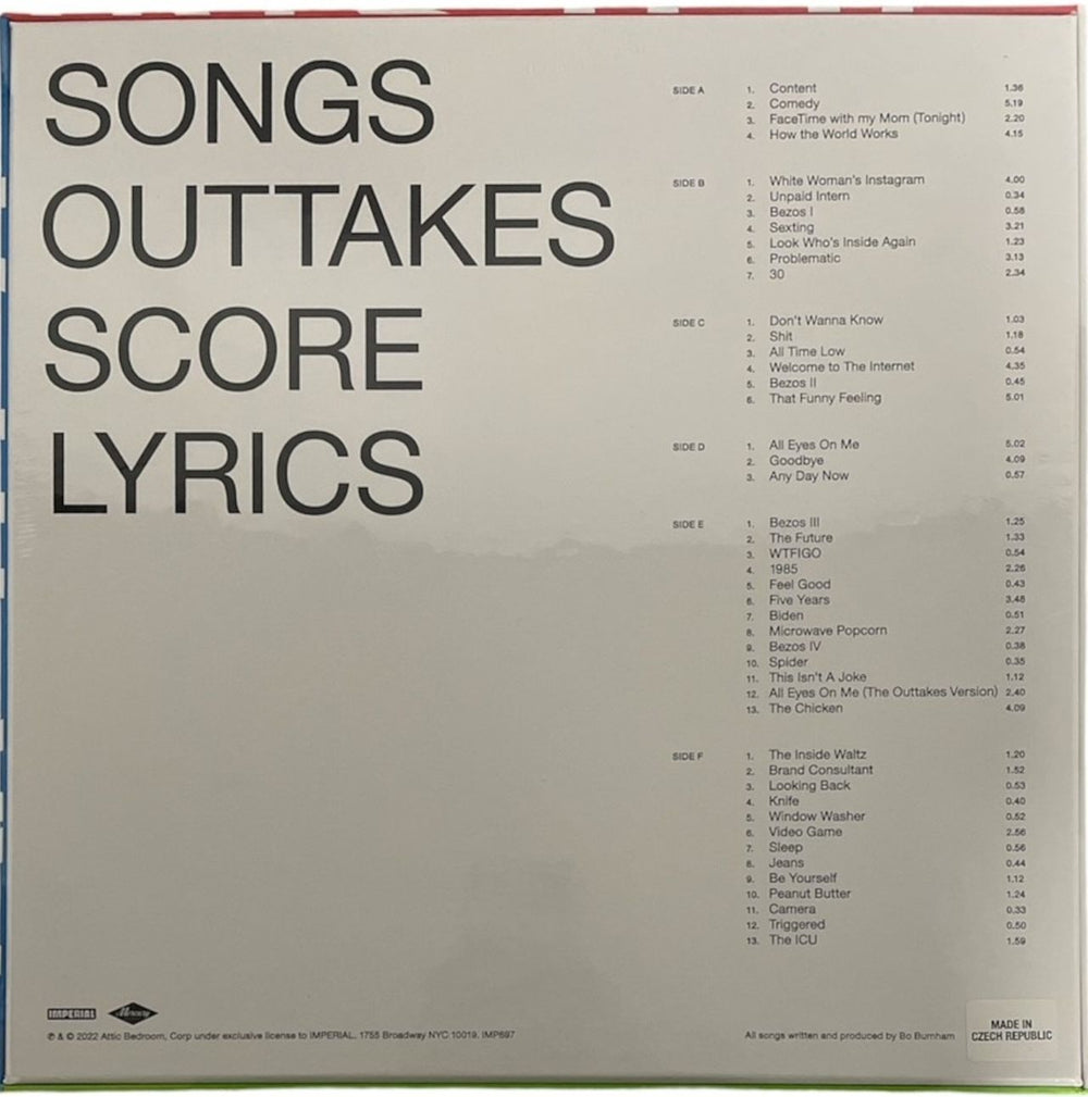 Bo Burnham The Inside Deluxe Box Set US Vinyl Box Set