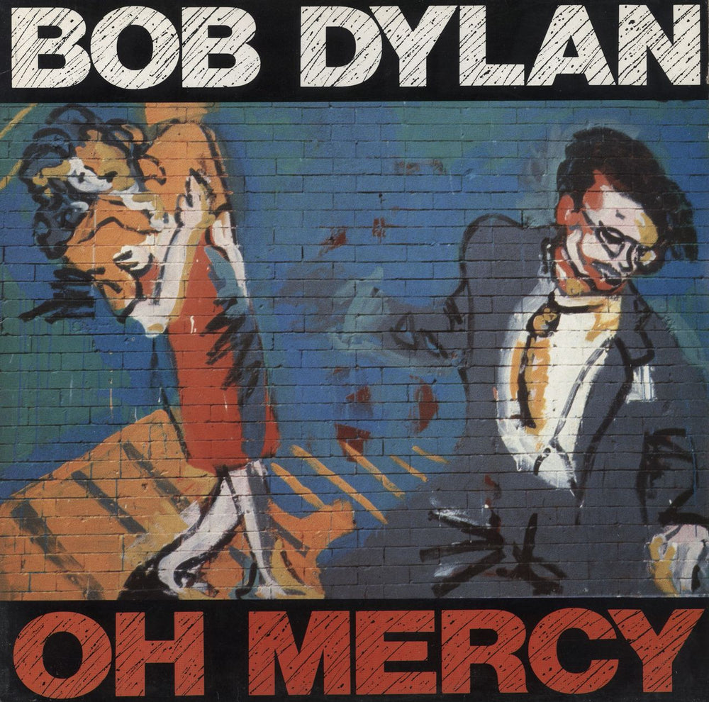 Bob Dylan Oh Mercy - VG UK vinyl LP album (LP record) 4658001