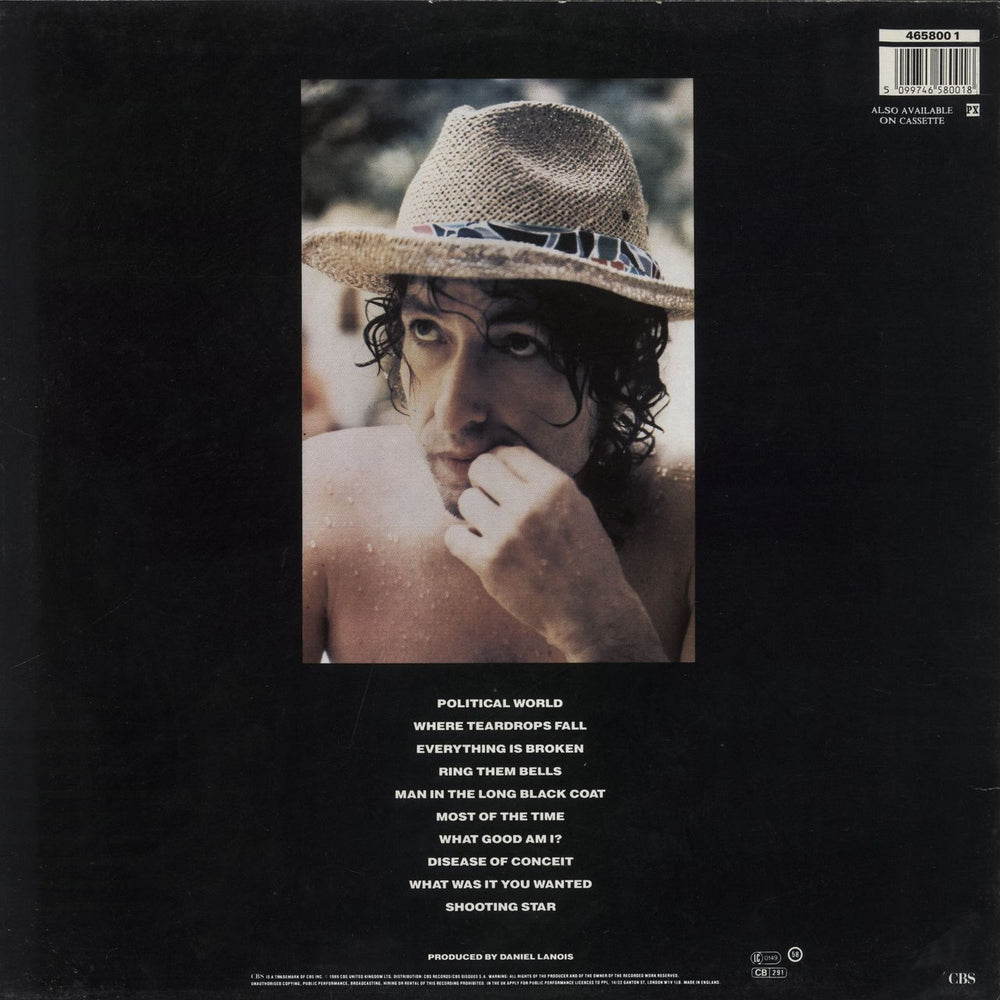 Bob Dylan Oh Mercy - VG UK vinyl LP album (LP record) 5099746580018