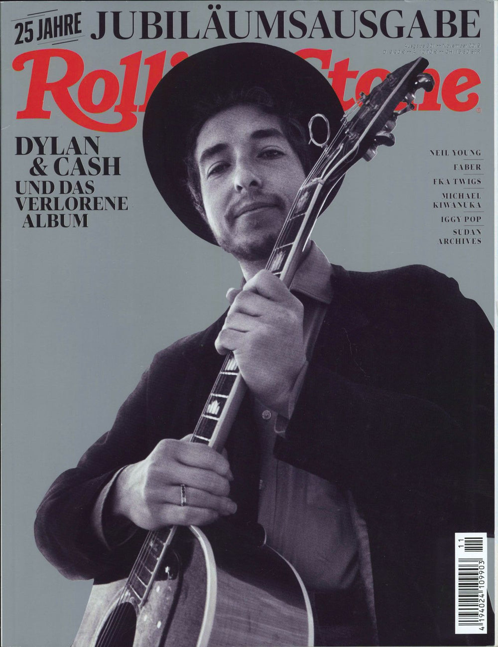 Bob Dylan Rolling Stone + Exclusive 7" Single German magazine