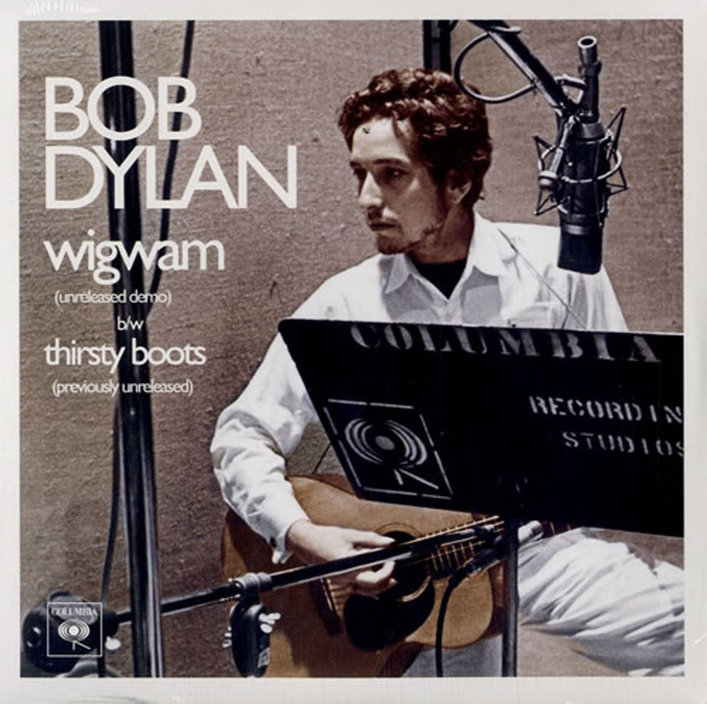 Bob Dylan Wigwam UK 7" vinyl single (7 inch record / 45) 88765492357