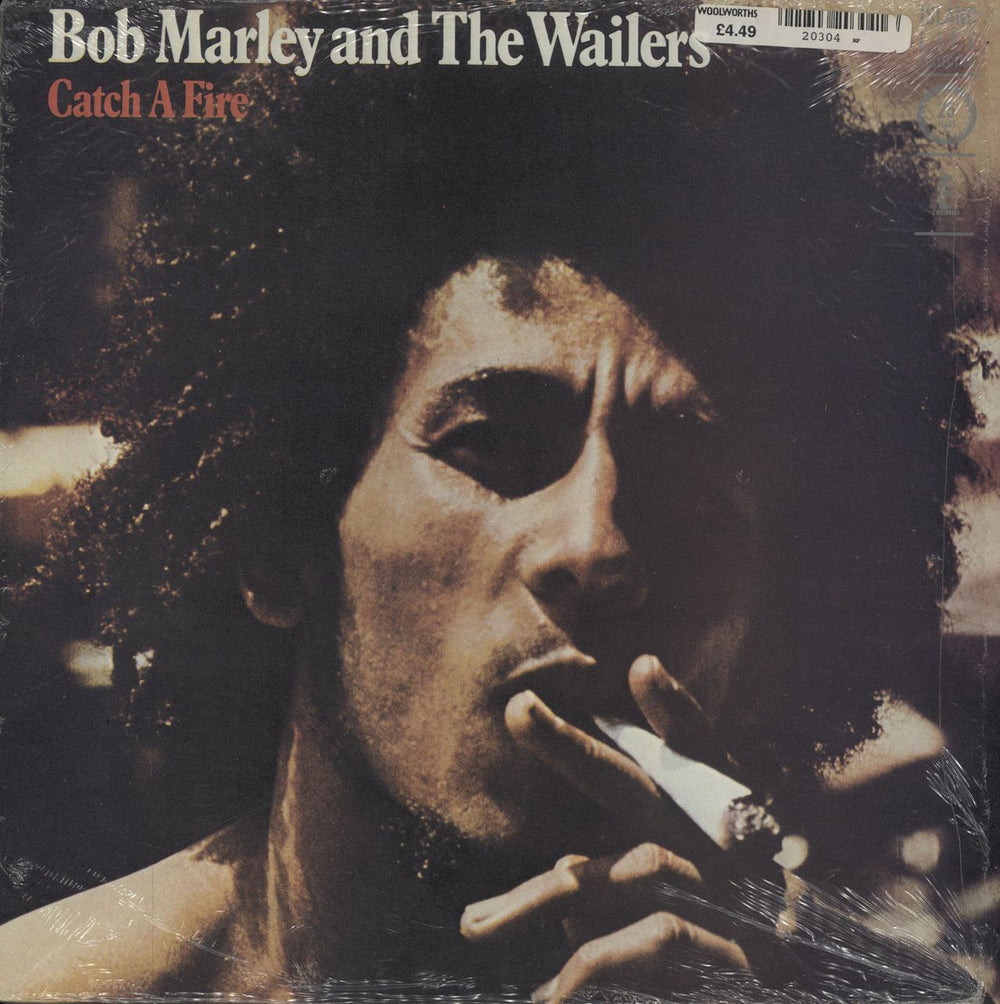 Bob Marley & The Wailers Catch A Fire - Open Shrink UK vinyl LP album (LP record) ILPM9241