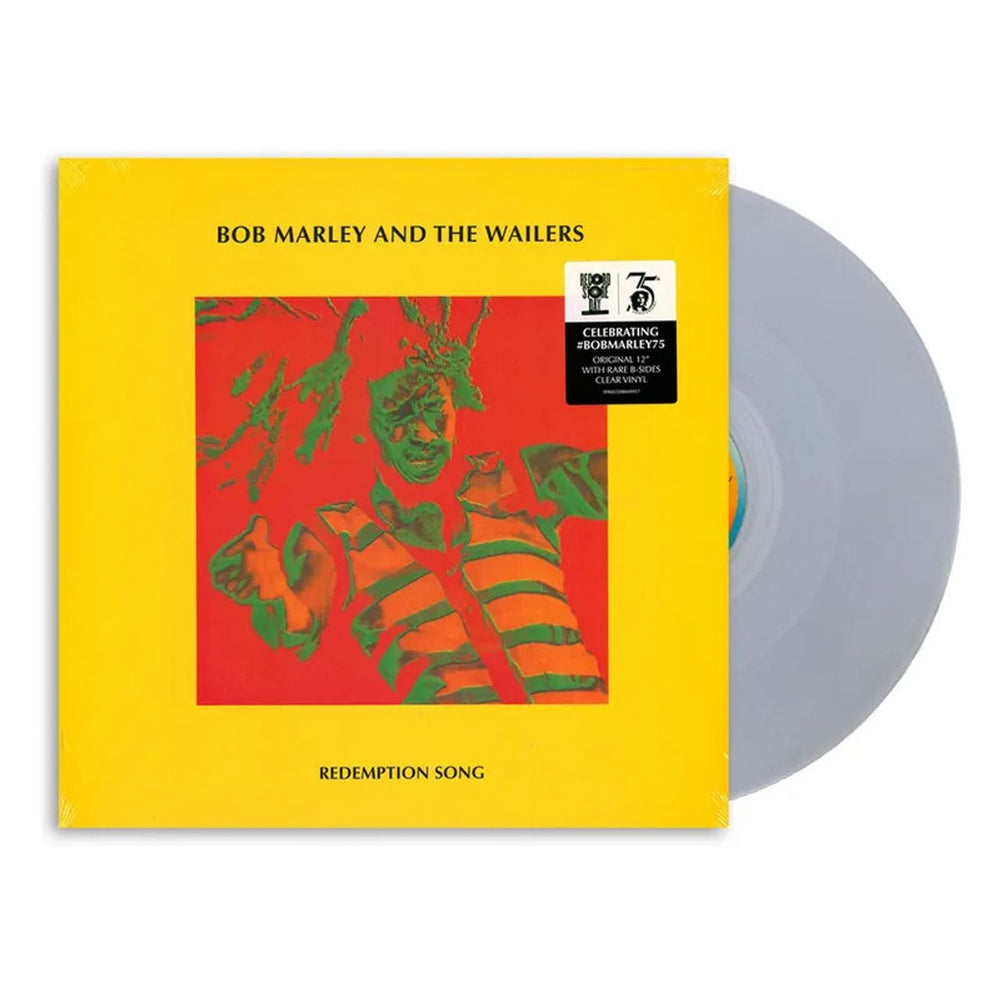 Bob Marley & The Wailers Redemption Song - Clear Vinyl - Sealed UK 12" vinyl single (12 inch record / Maxi-single) 602508668937