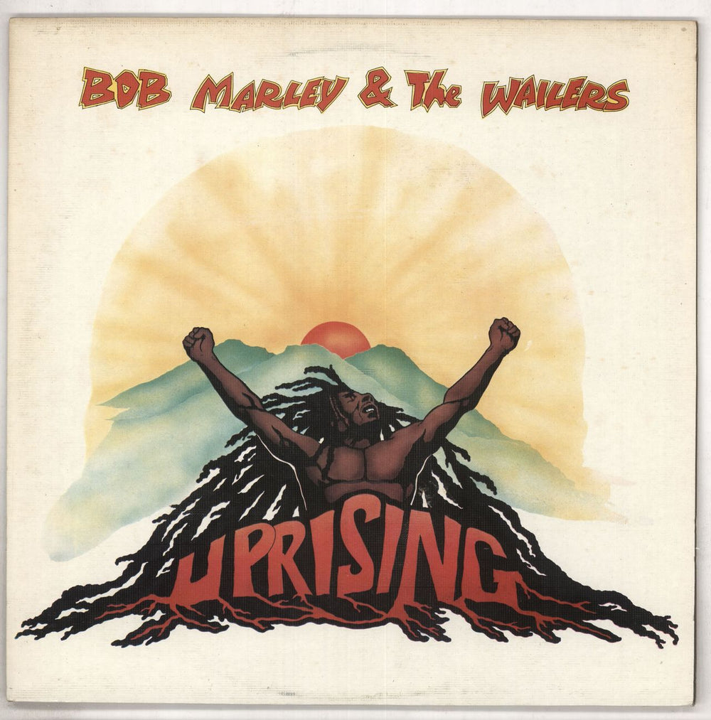 Bob Marley & The Wailers Uprising - EX UK vinyl LP album (LP record) ILPS9596