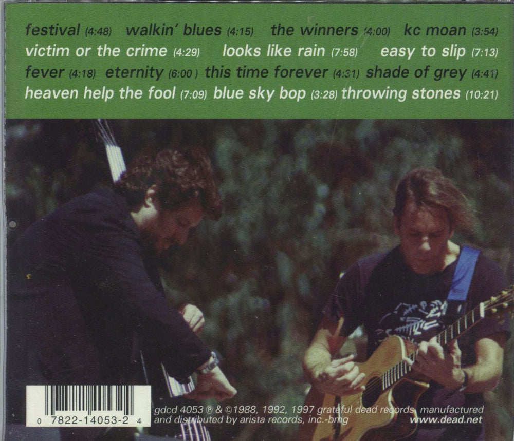 Bob Weir Live US CD album (CDLP) 078221405324