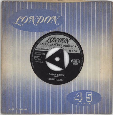 Bobby Darin Dream Lover - 1st UK 7" vinyl single (7 inch record / 45) 45-HLE8867