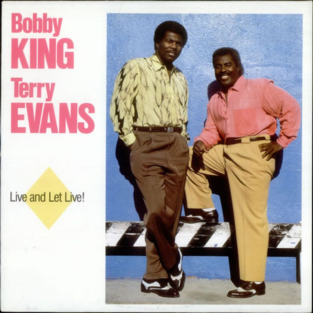 Bobby King Live And Let Live! UK vinyl LP album (LP record) SPD1016