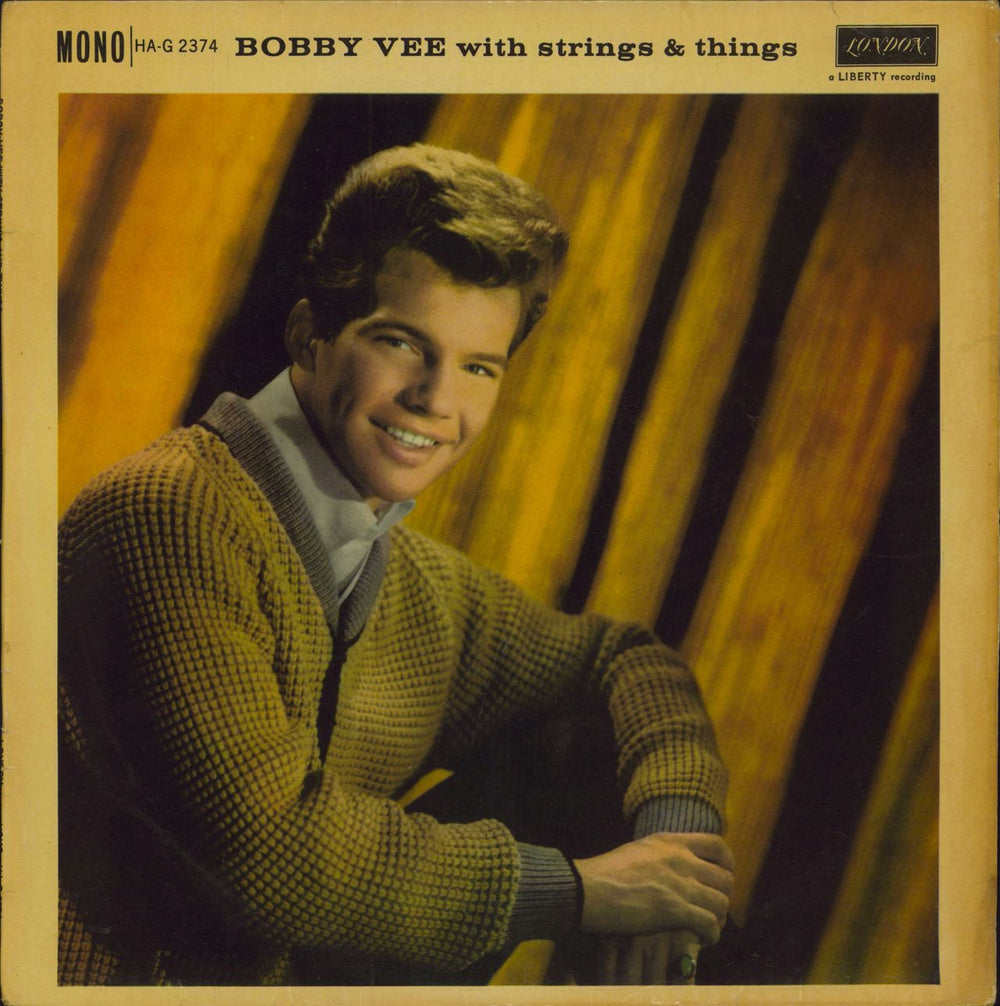 Bobby Vee Bobby Vee With Strings And Things - EX UK vinyl LP album (LP record) HA-G2374