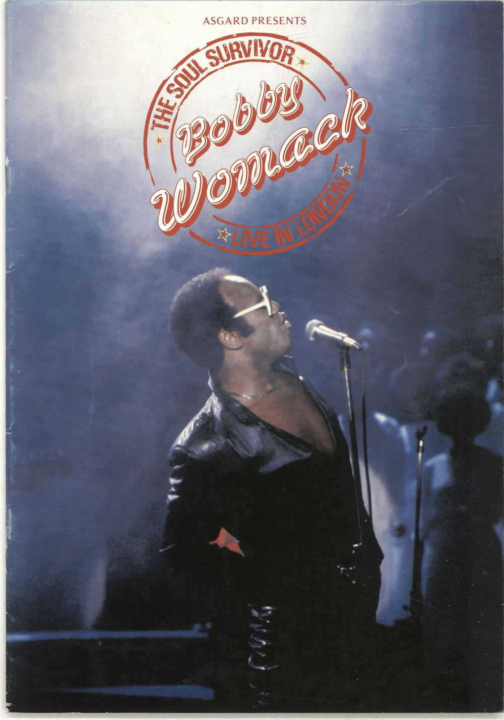 Bobby Womack Live In London UK tour programme TOUR PROGRAMME