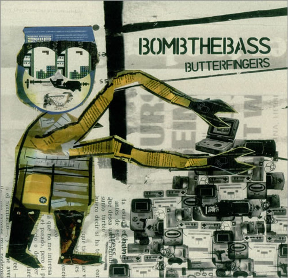 Bomb The Bass Butterfingers UK 12" vinyl single (12 inch record / Maxi-single) K7234EP