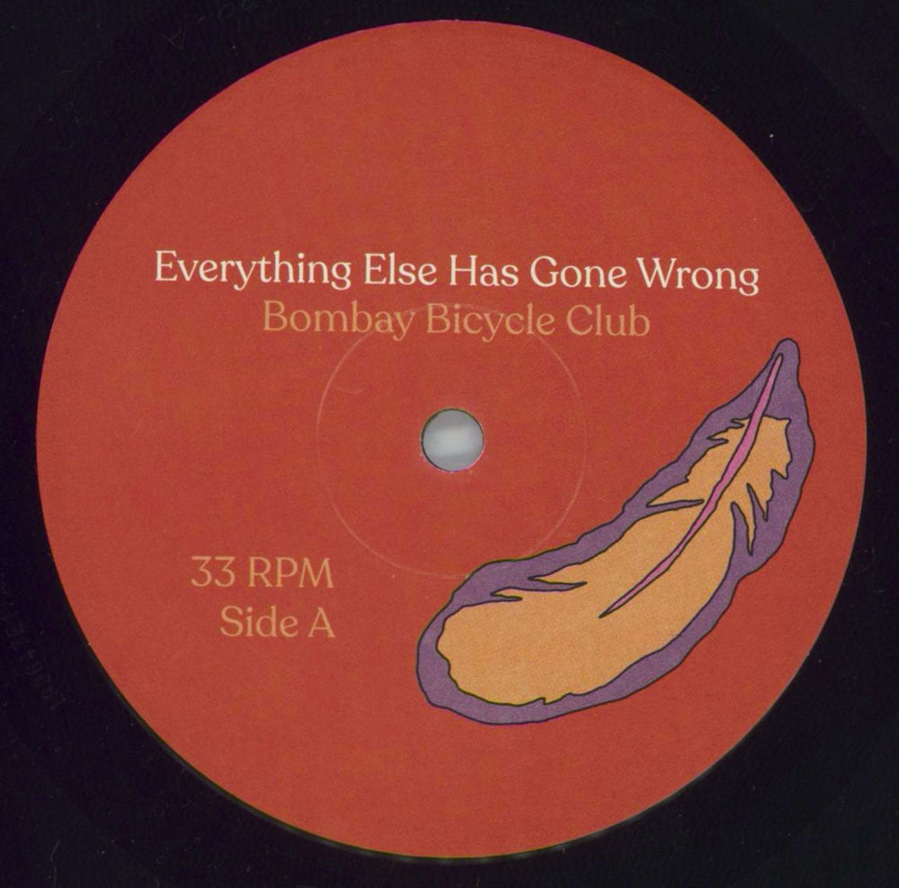 Bombay Bicycle Club Everything Else Has Gone Wrong - Autographed UK vinyl LP album (LP record) BQCLPEV816671