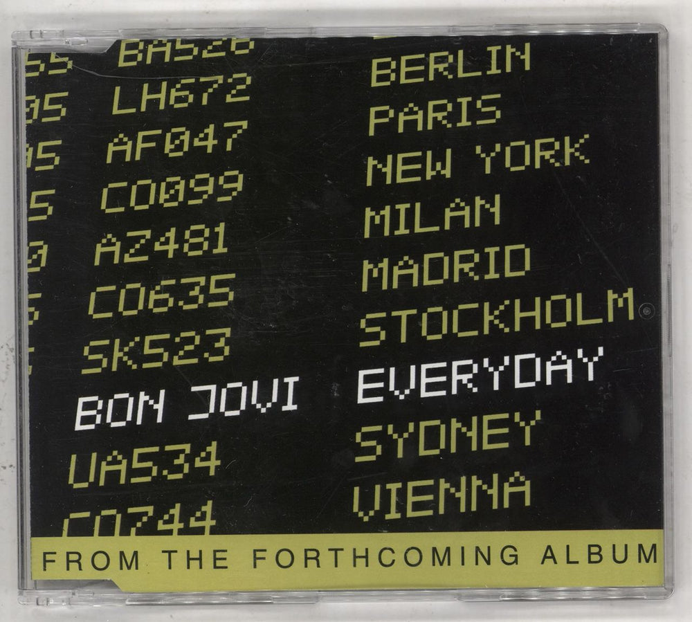 Bon Jovi Everyday Mexican Promo CD single (CD5 / 5") CDP01087-2