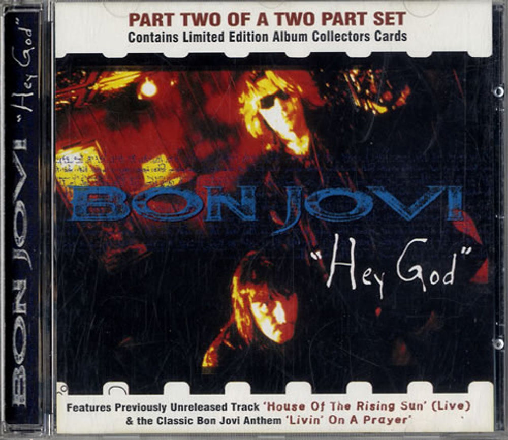 Bon Jovi Hey God UK 2-CD single set (Double CD single) BON2SHE205270
