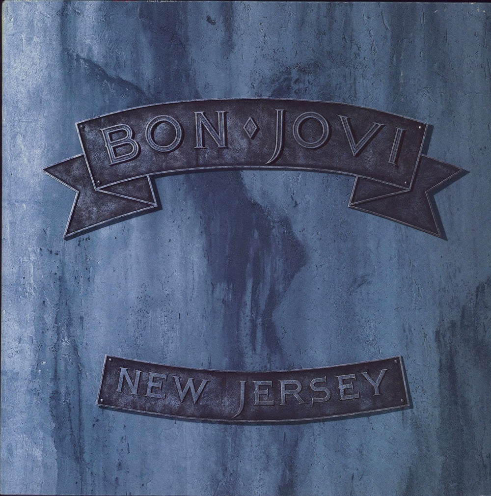 Bon Jovi New Jersey Hong Kong vinyl LP album (LP record) VERH62