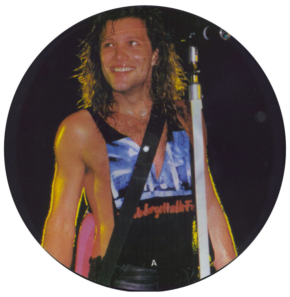 Bon Jovi Slippery When Wet UK picture disc LP (vinyl picture disc album) VERHP38