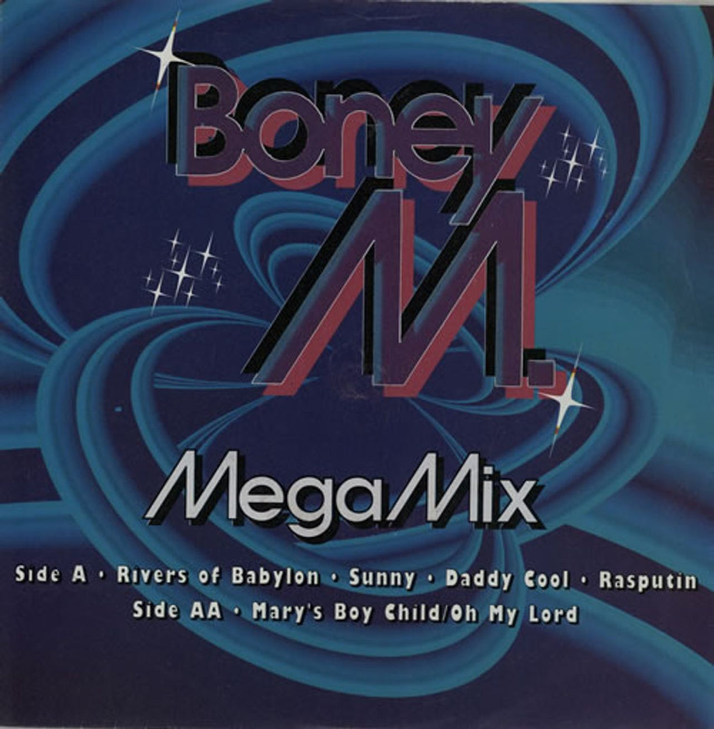 Boney M Mega Mix UK 7" vinyl single (7 inch record / 45) 74321125127