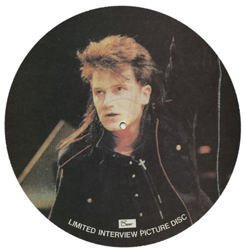 Bono Interview Disc UK picture disc LP (vinyl picture disc album) BNOPDIN204466