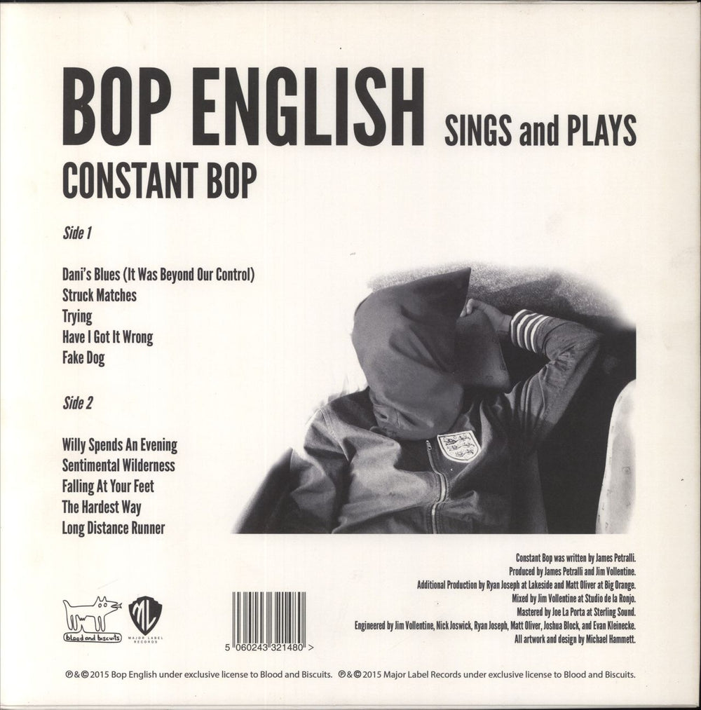 Bop English Constant Bop - Yellow Vinyl with Blue Splatter UK vinyl LP album (LP record) 5060243321480