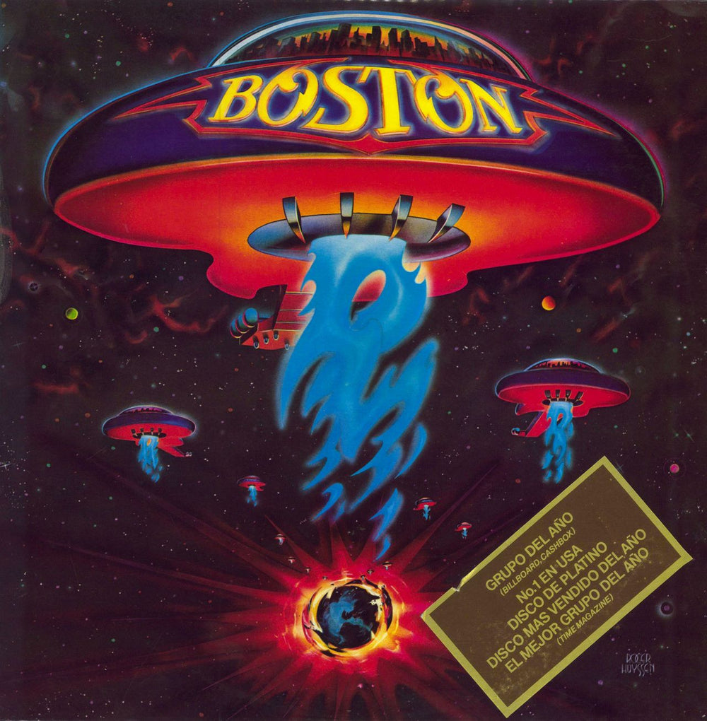 Boston Boston Spanish vinyl LP album (LP record) EPC81611