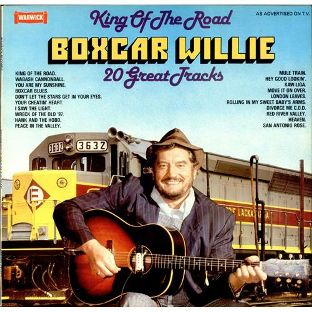 Boxcar Willie King Of The Road UK vinyl LP album (LP record) WW5084