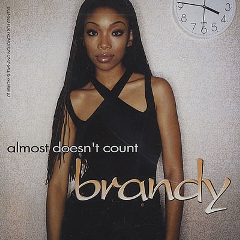 Brandy Almost Doesn't Count US Promo CD single (CD5 / 5") PRCD8854