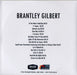 Brantley Gilbert Just As I Am UK Promo CD-R acetate F4ACRJU614363