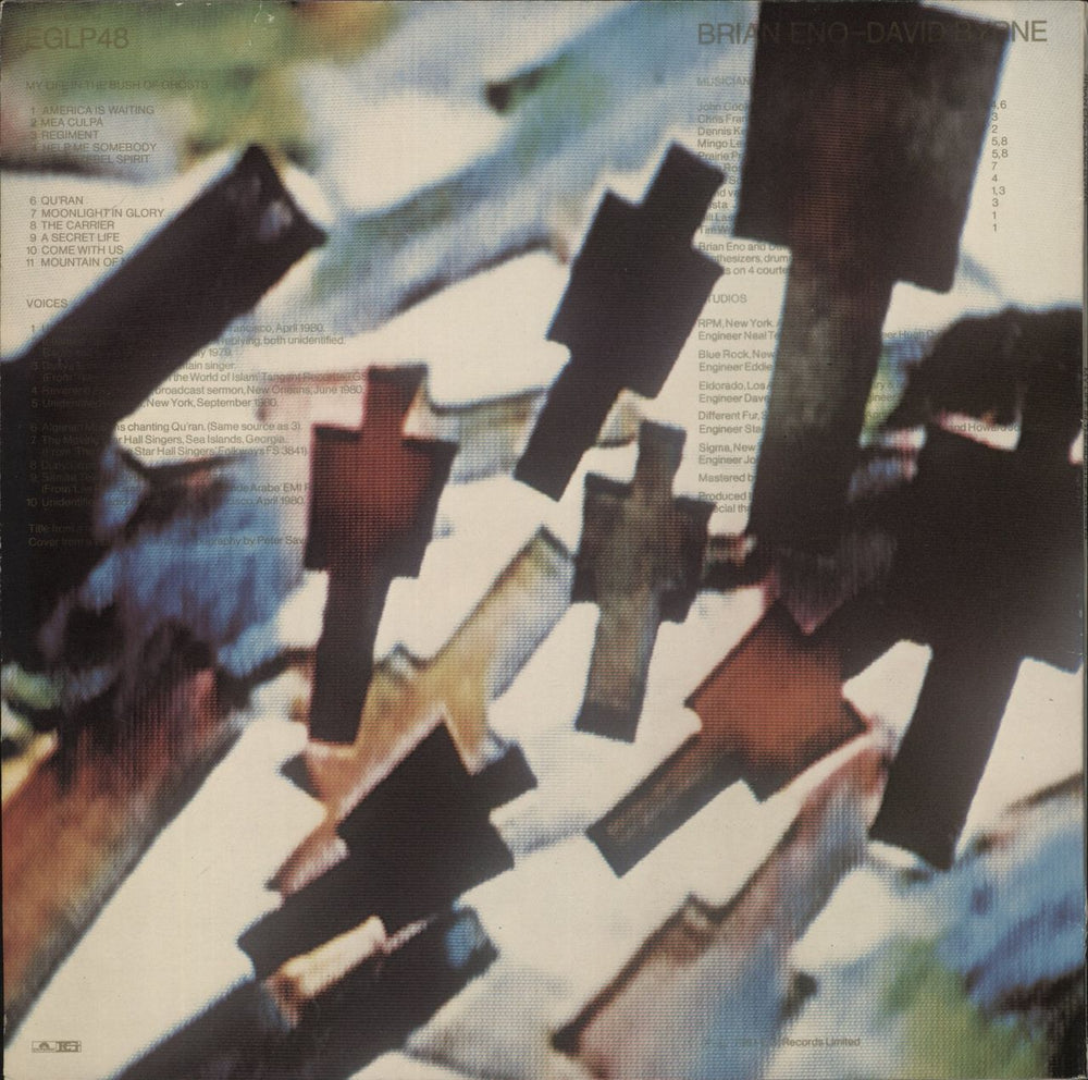 Brian Eno & David Byrne My Life In The Bush Of Ghosts - 1st - EX UK vinyl LP album (LP record) ENBLPMY657673