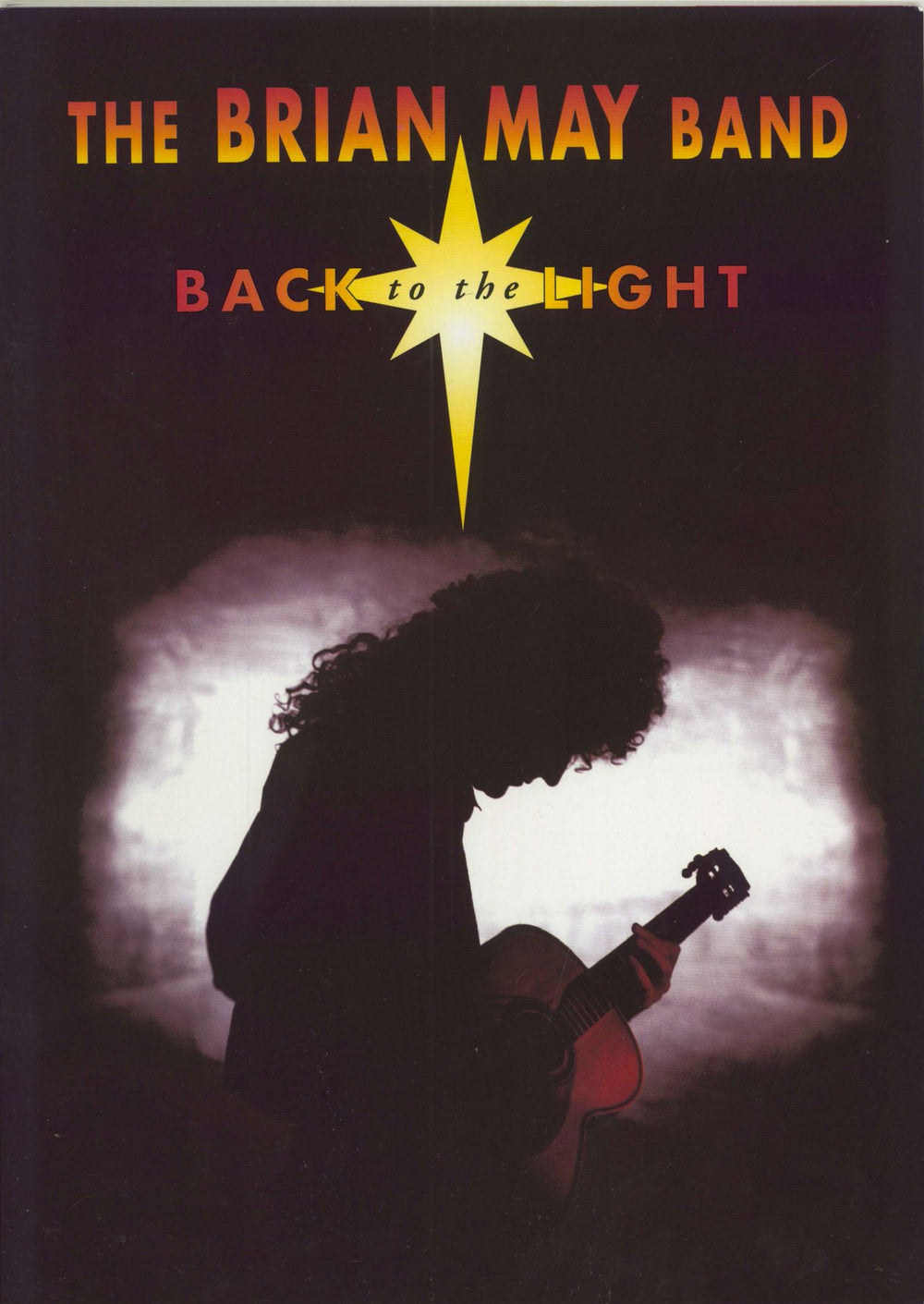 Brian May Back To The Light Tour '93 UK tour programme TOUR PROGRAMME