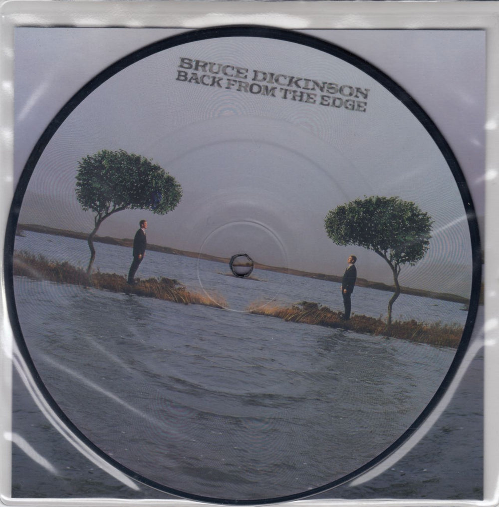 Bruce Dickinson Back From The Edge UK 7" vinyl picture disc (7 inch picture disc single) RAW1012