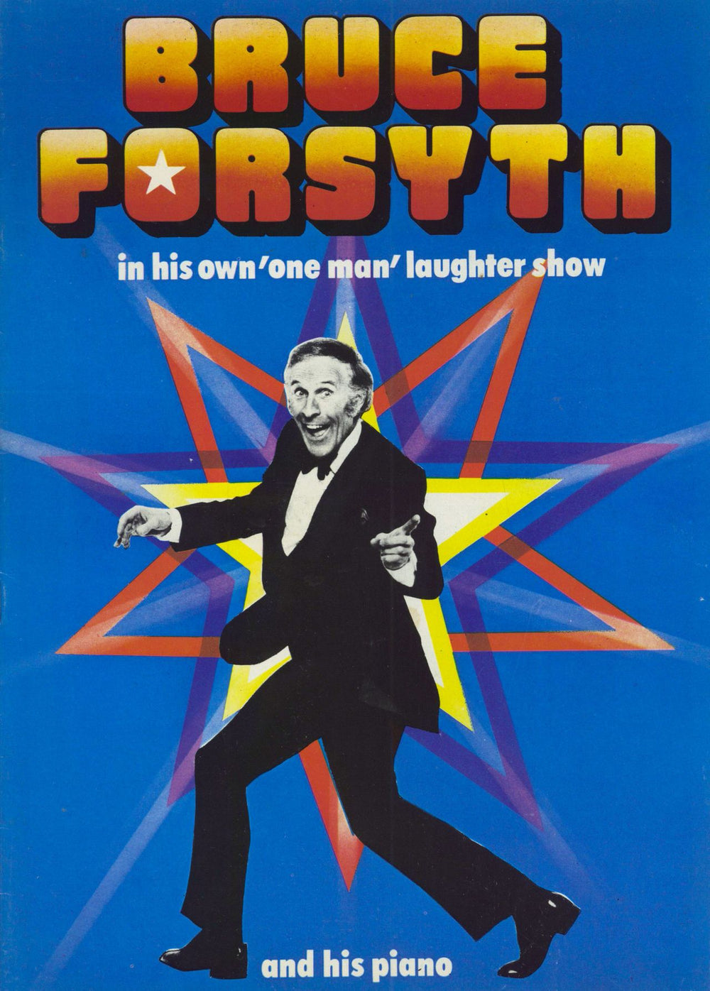 Bruce Forsyth Bruce UK tour programme PROGRAMME