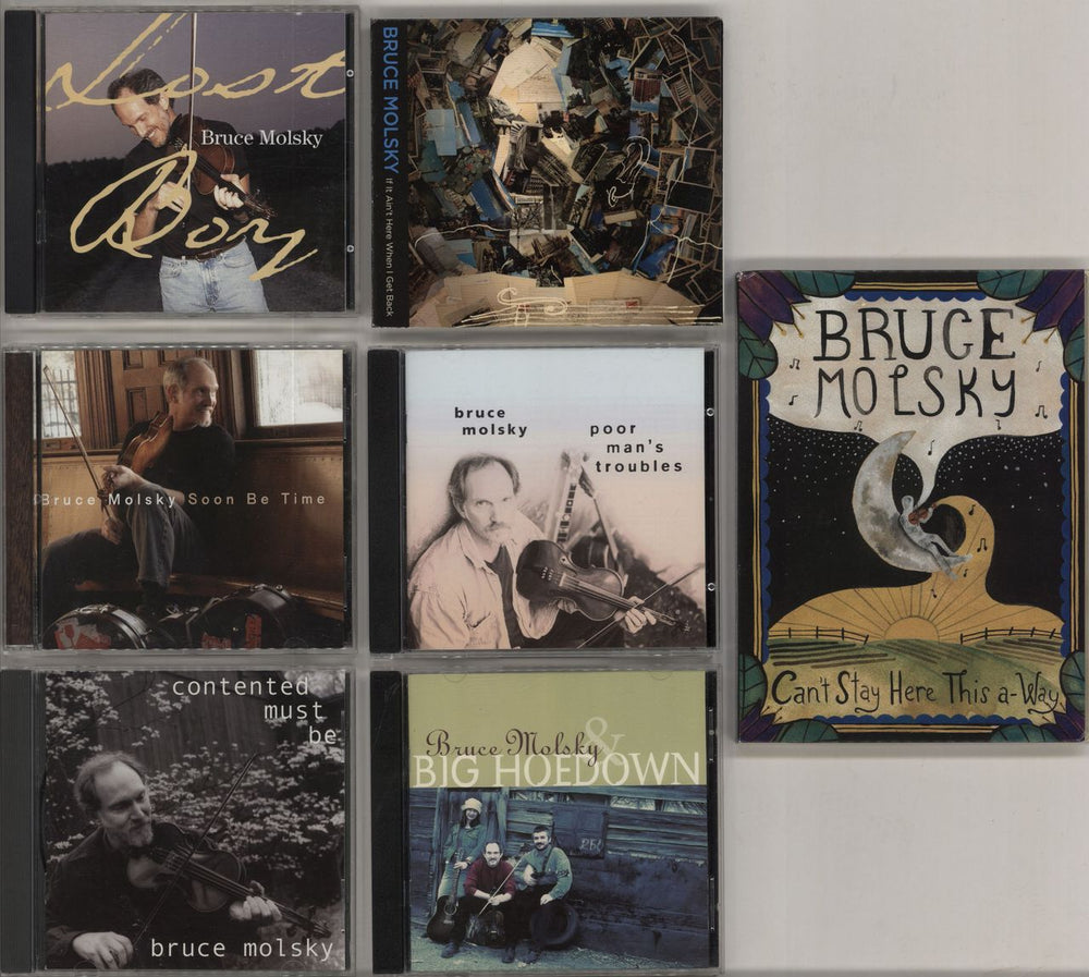 Bruce Molsky 1996-2016 Album US CD album (CDLP) SEVEN ALBUM BUNDLE