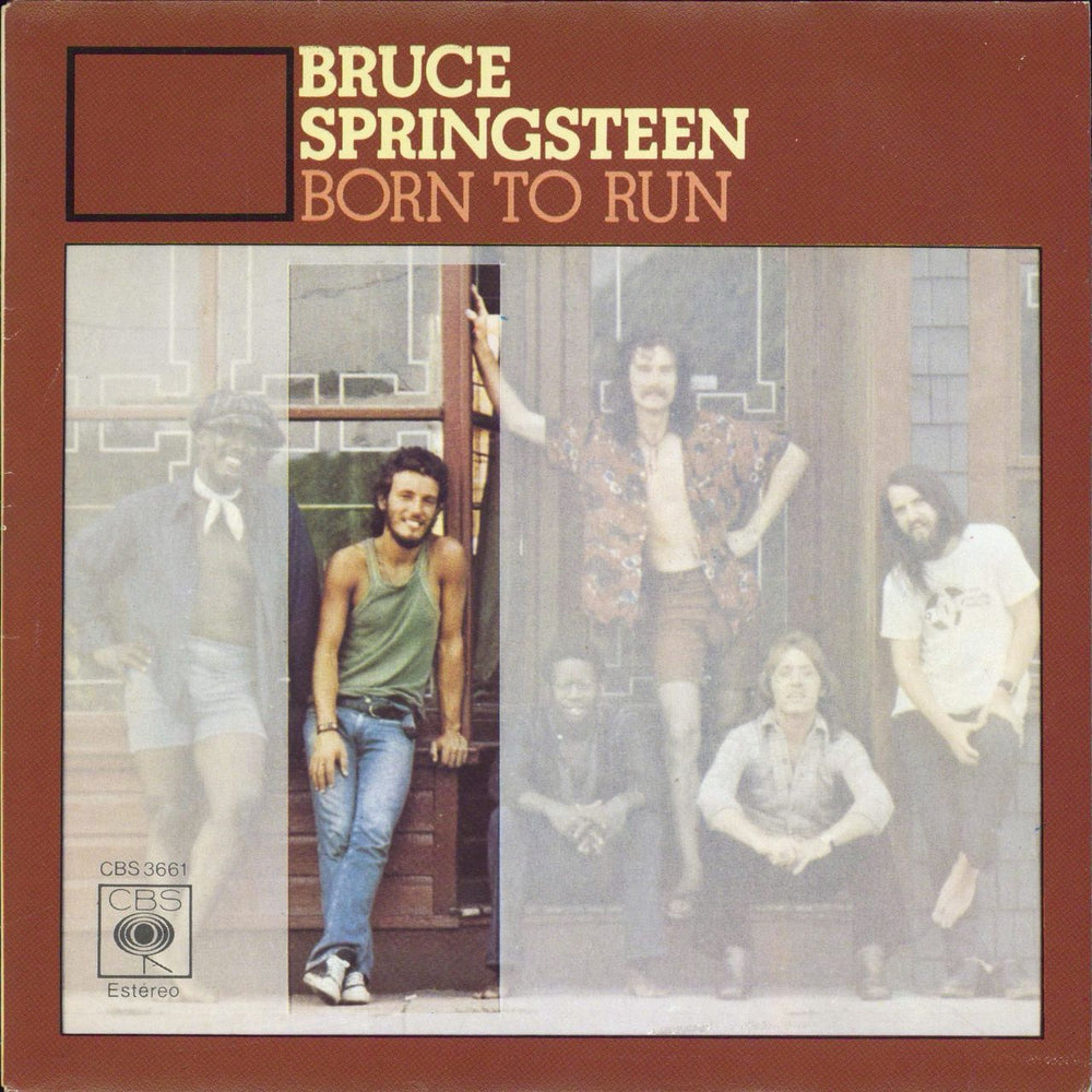 Bruce Springsteen Born To Run Spanish 7" vinyl single (7 inch record / 45) CBS3661