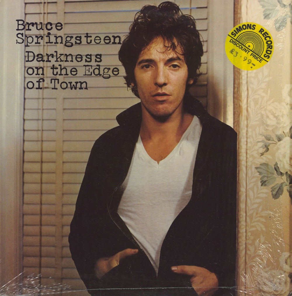 Bruce Springsteen Darkness On The Edge Of Town - Complete - shrink UK vinyl LP album (LP record) 86061