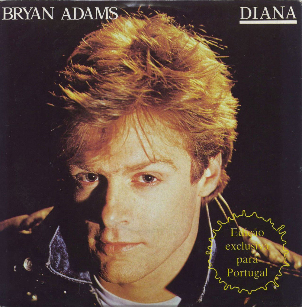 Bryan Adams Diana Portugese 7" vinyl single (7 inch record / 45) 390048-7