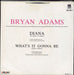 Bryan Adams Diana Portugese 7" vinyl single (7 inch record / 45)